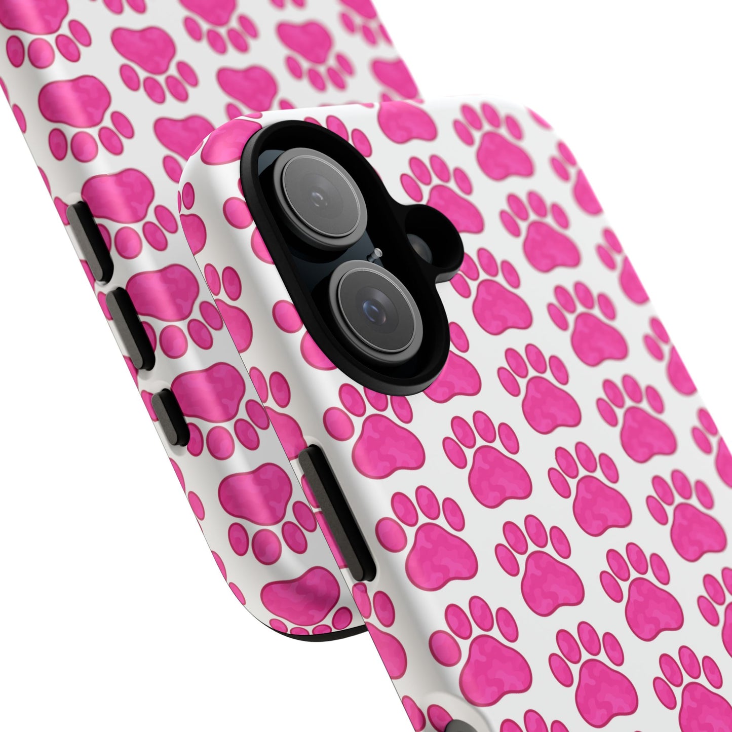 Pink Paw Print Phone Case