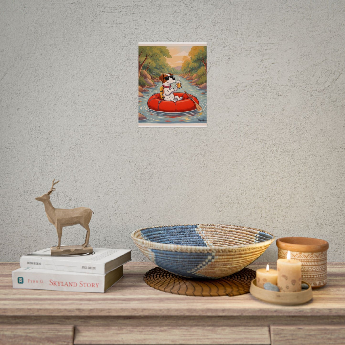 Dog Lazy River Poster