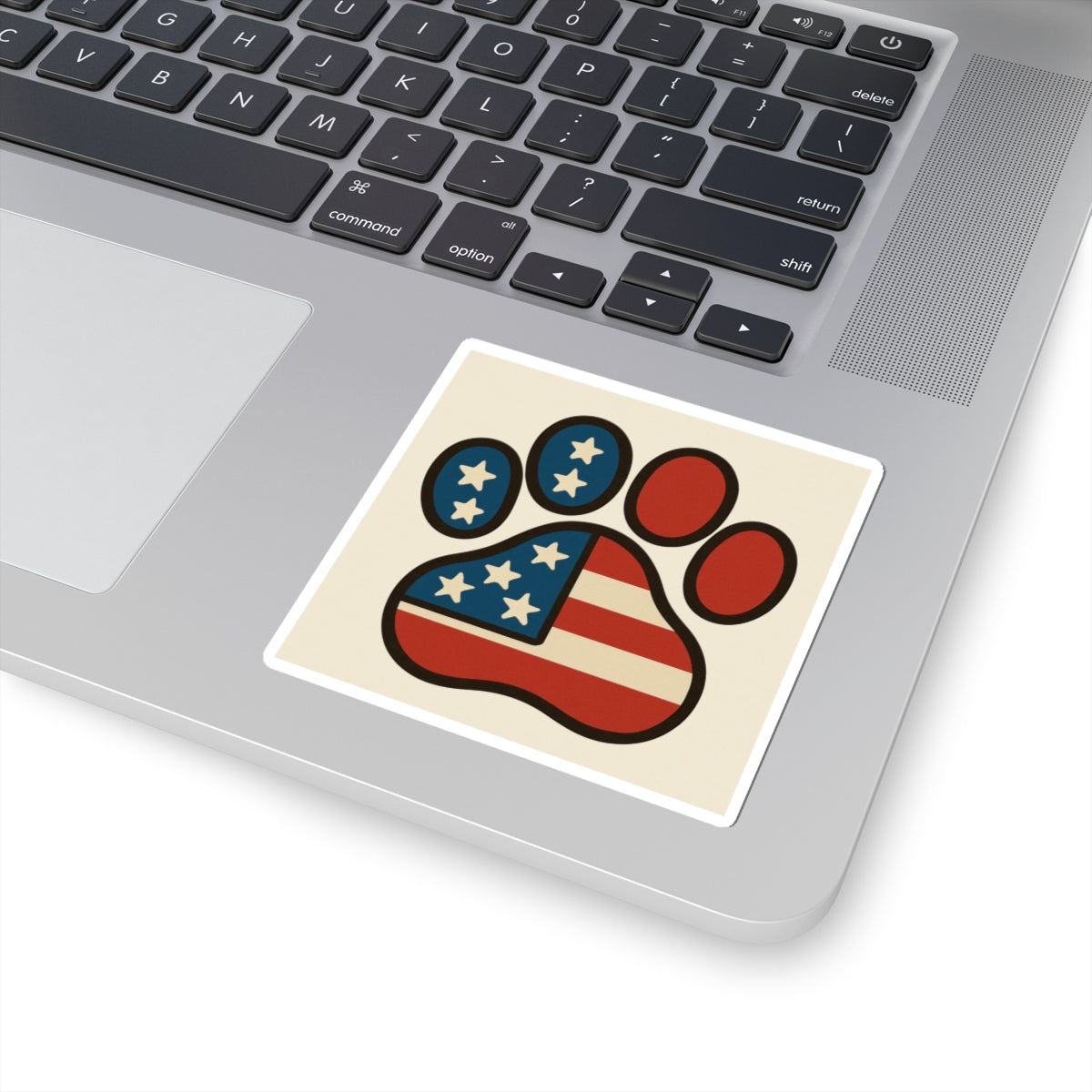 Patriotic Paw Print Stickers