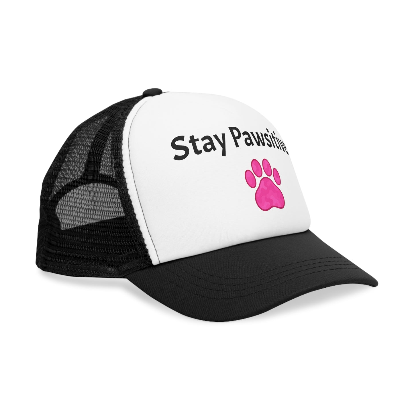 Stay Pawsitive Mesh Cap