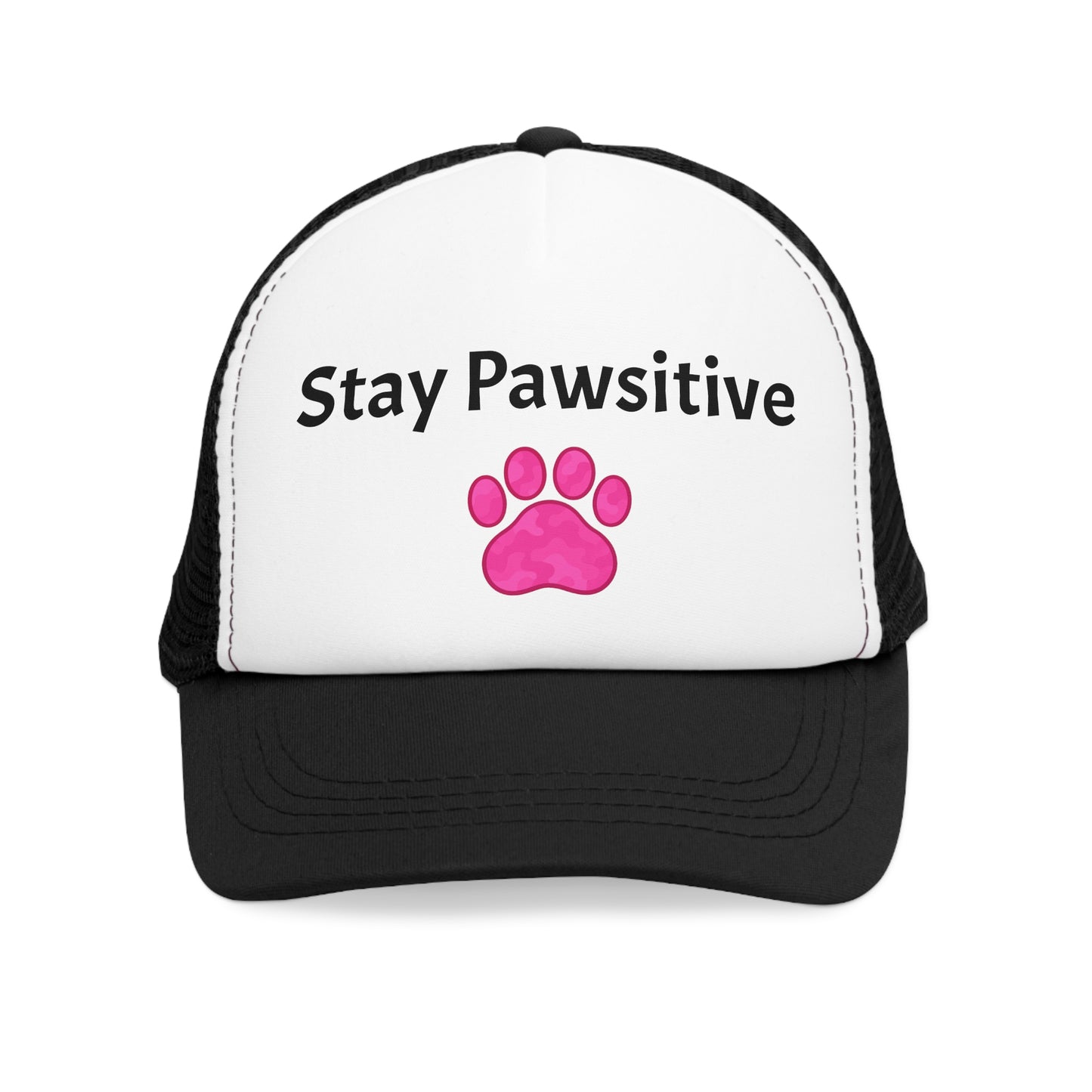 Stay Pawsitive Mesh Cap