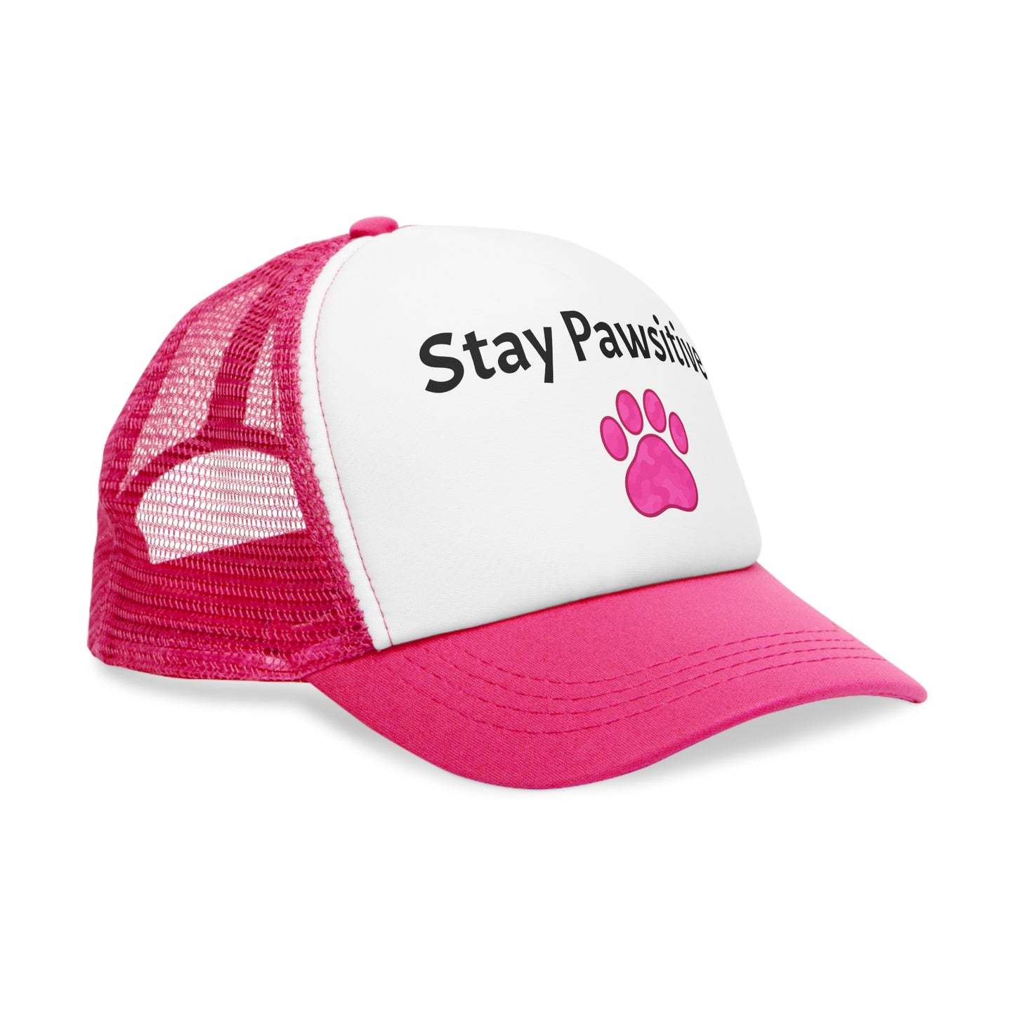 Stay Pawsitive Mesh Cap