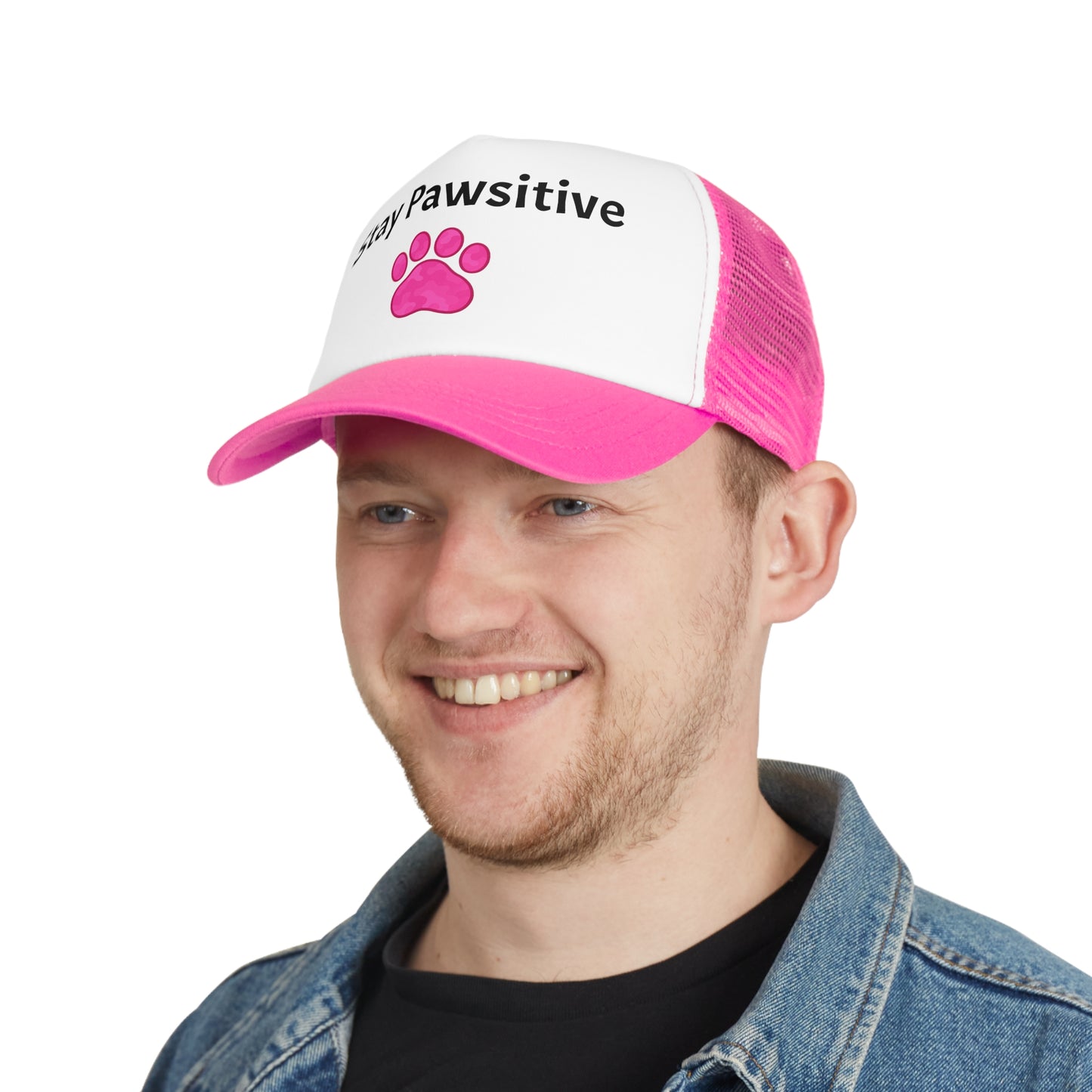 Stay Pawsitive Mesh Cap
