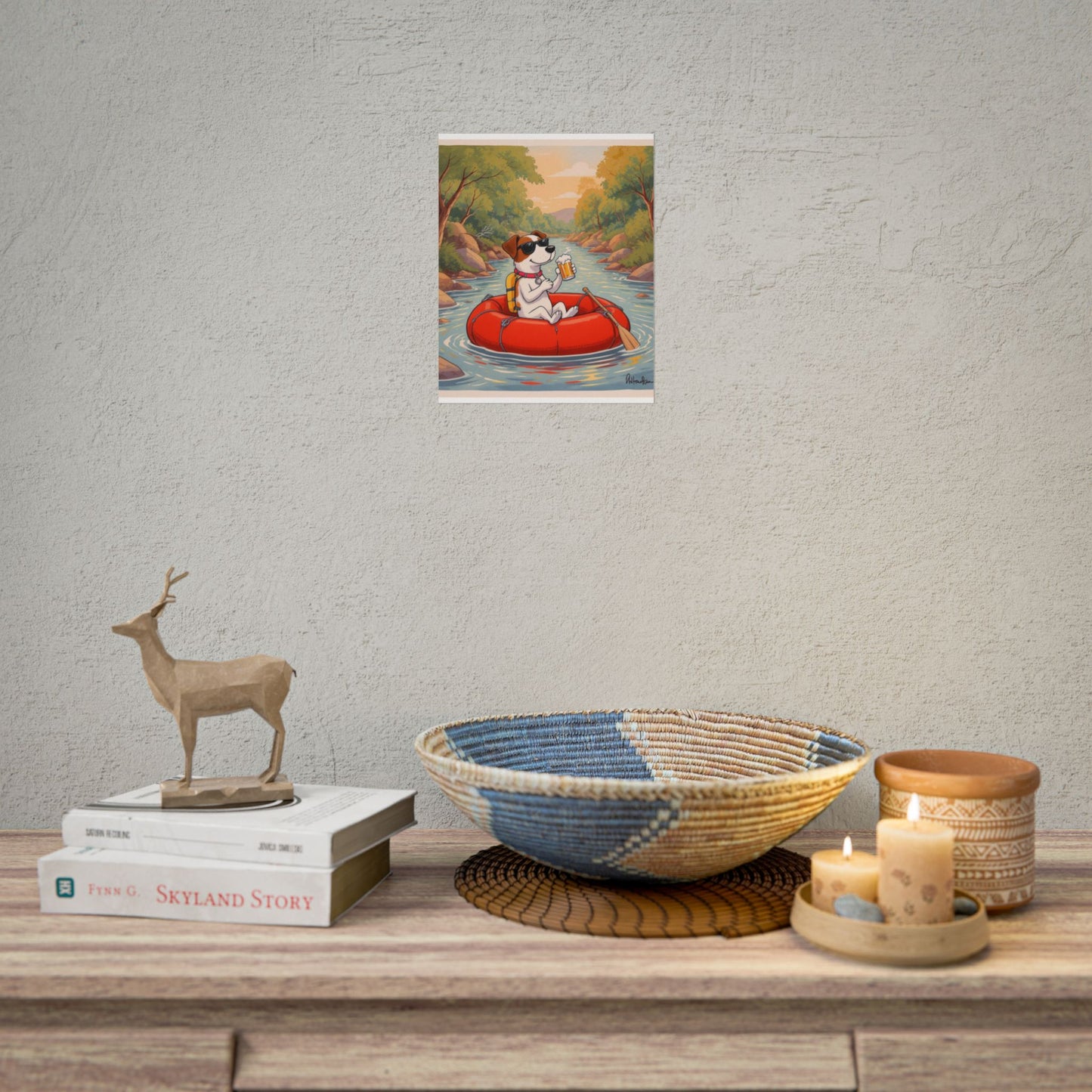 Dog Lazy River Poster