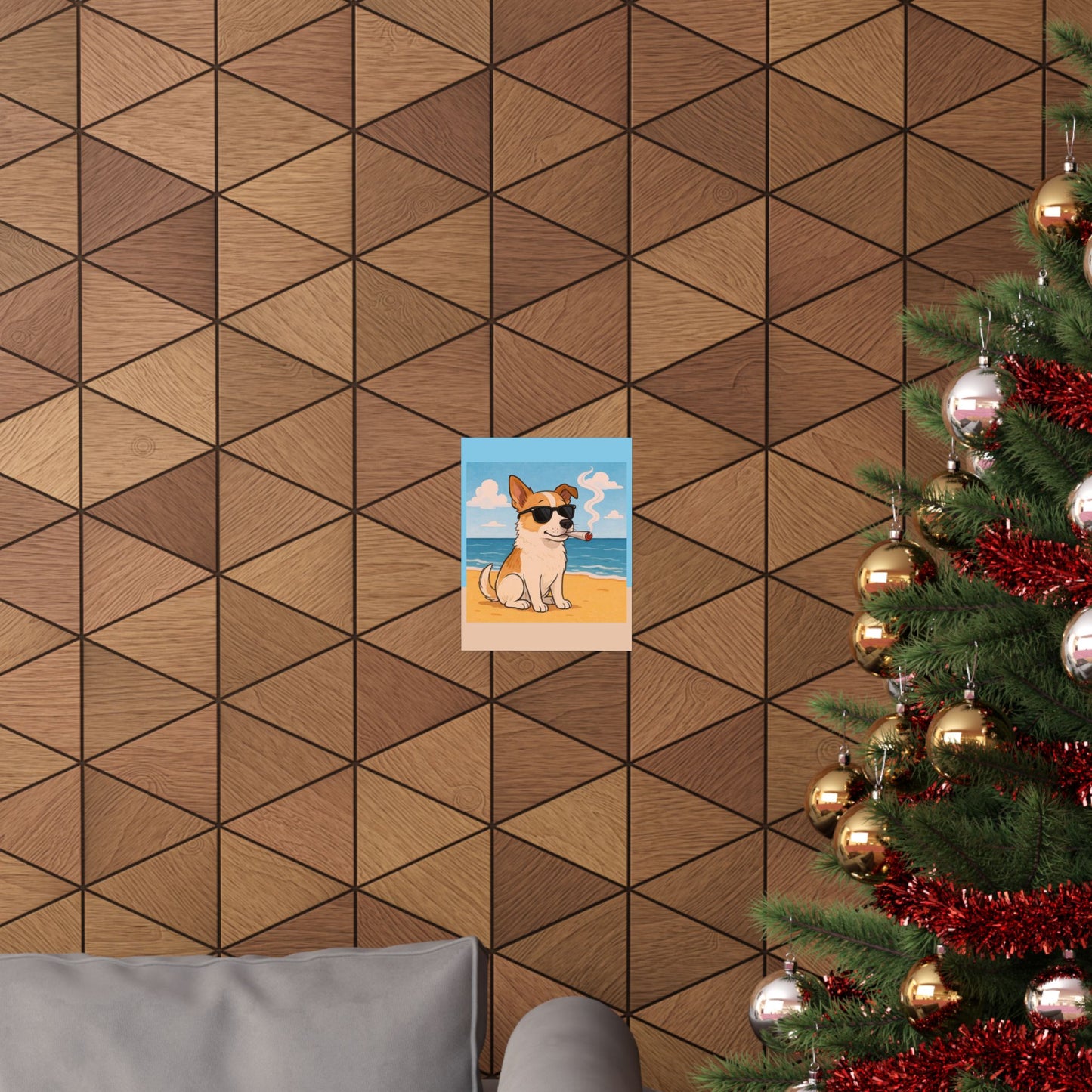 Chill Dog Beach Poster