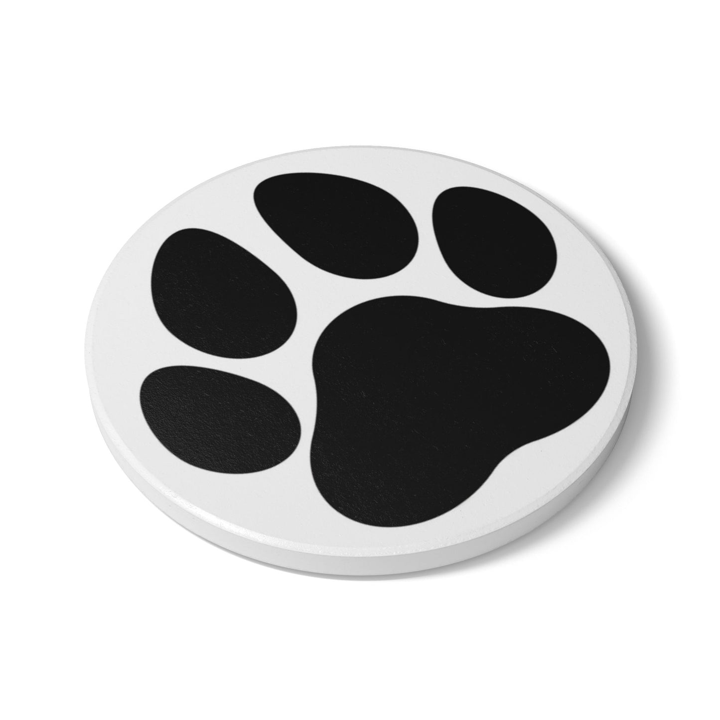 Paw Print Ceramic Coaster