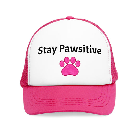 Stay Pawsitive Mesh Cap