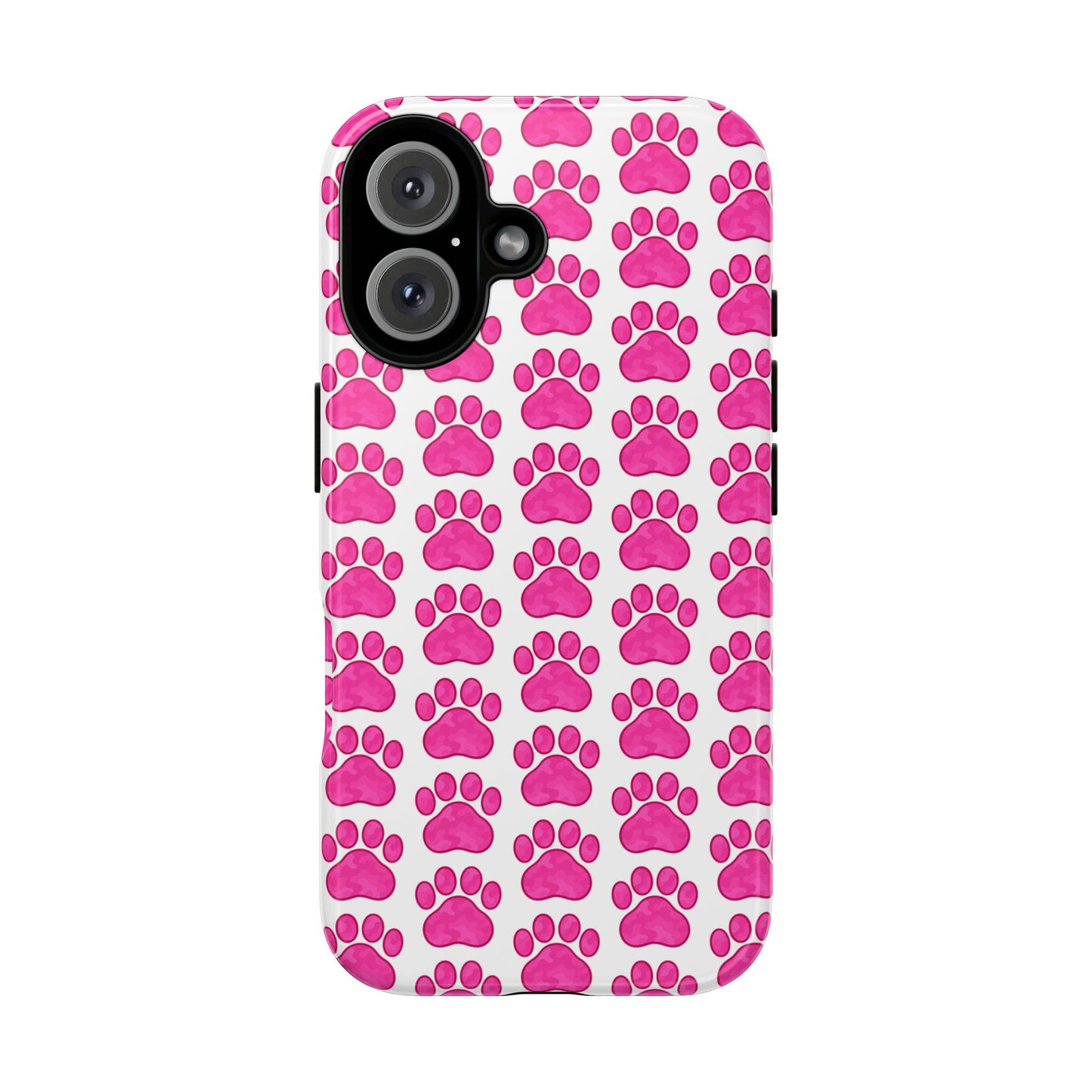 Pink Paw Print Phone Case