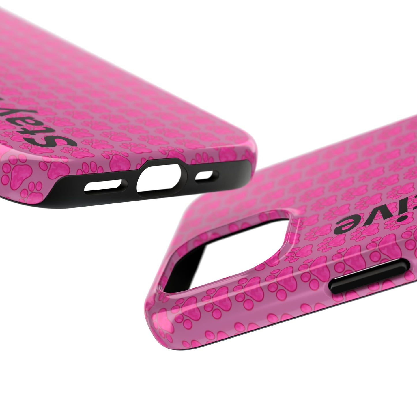 Stay Pawsitive Phone Case