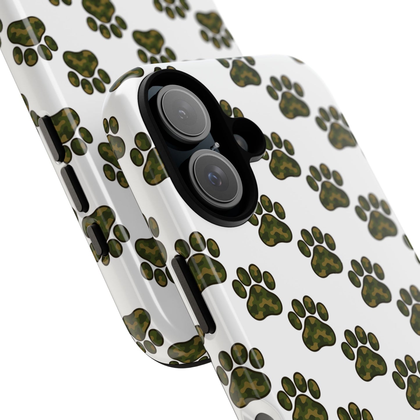 Walkies Club Camo Paw Print Phone Case