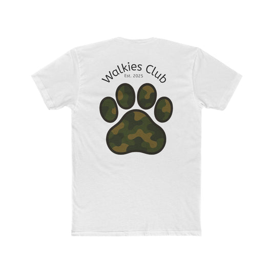 Walkies Club Camo Paw Print Tee
