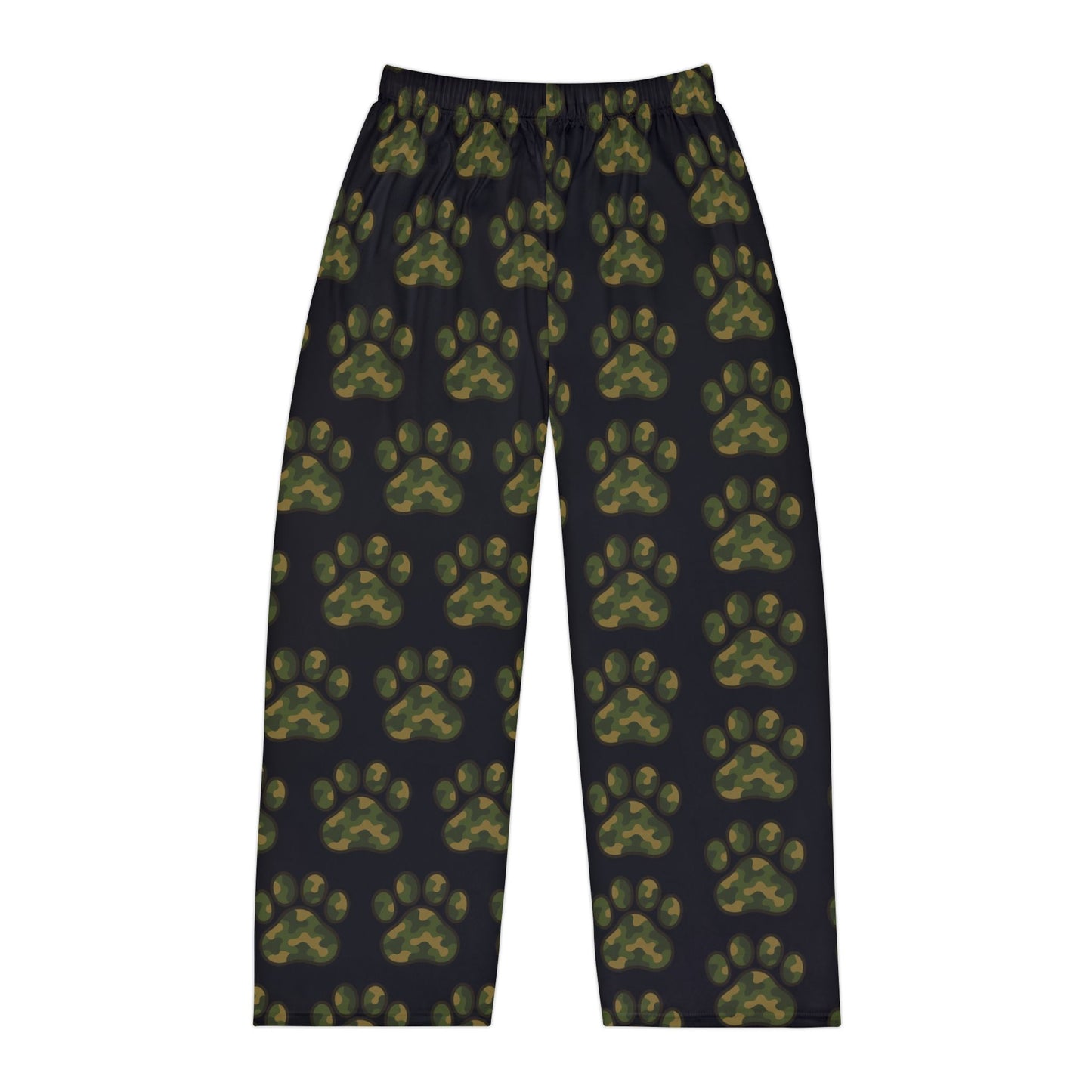 Cozy Men’s Pajama Pants with Paw Print Design