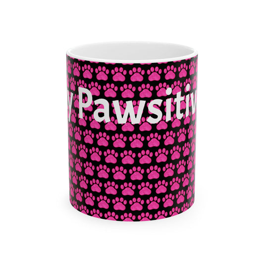 Paw-sitive Vibes Ceramic Mug