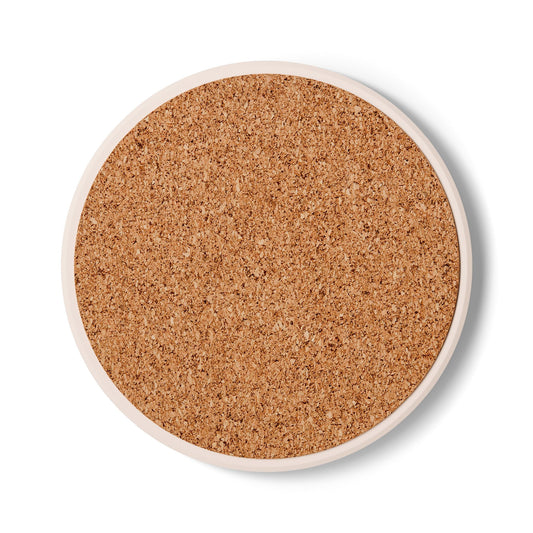Camo Paw Print Ceramic Coaster